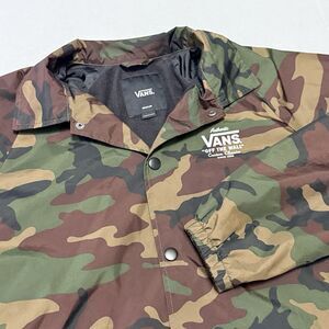 Vans Jacket Mens Camo Medium Windbreaker Camouflage Lightweight AOP Skater